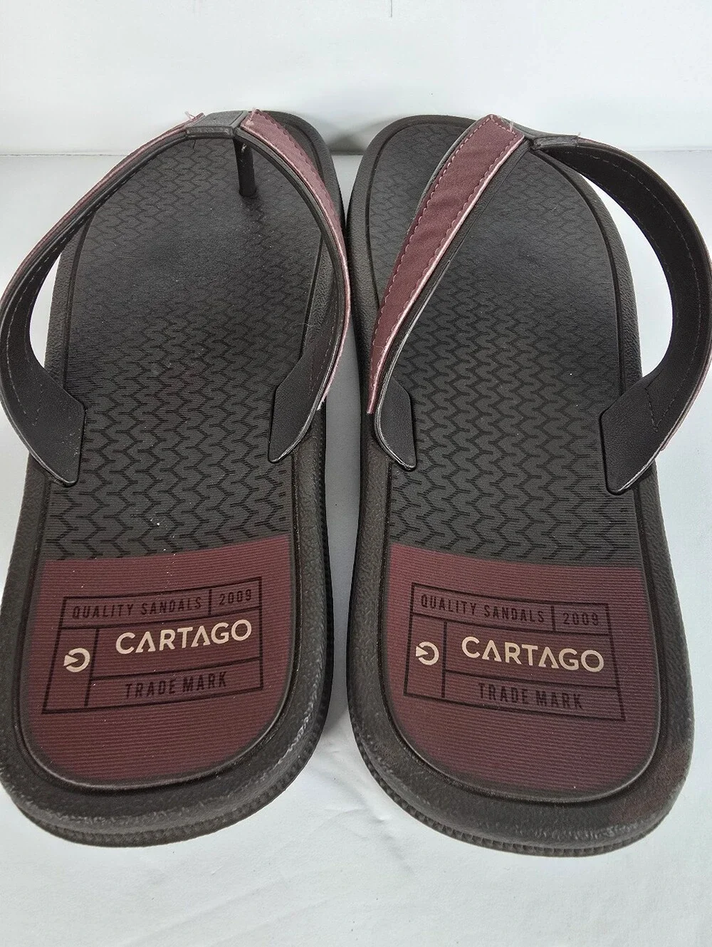 Cartago Mens MAIORCA II Flip Flop Sandals Size 10 Vacation